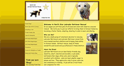 Desktop Screenshot of northstarlabrescue.com